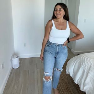 Zara Size 8 Ripped Jeans